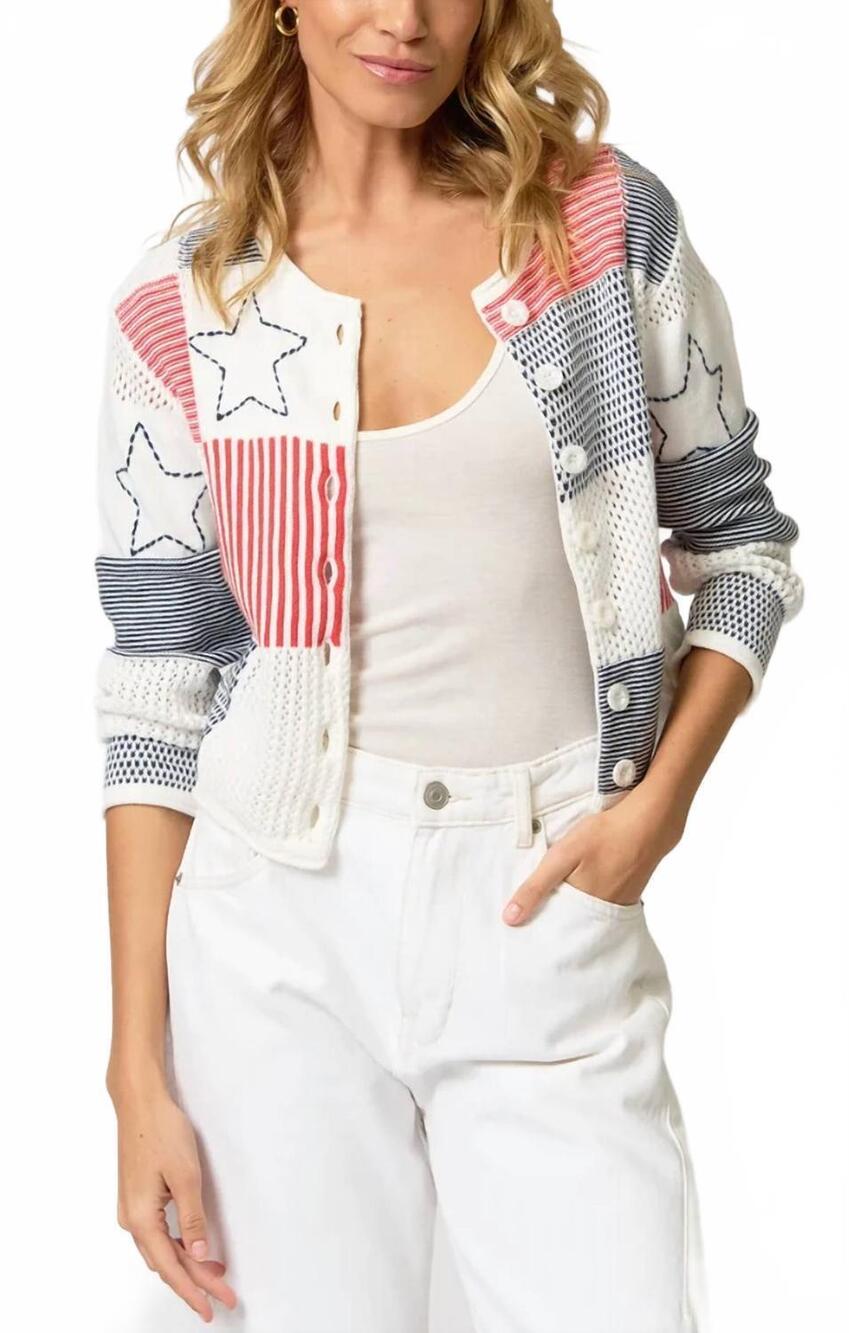 NEW CENTRAL PARK WEST ralph quilt patchwork cardigan in multi